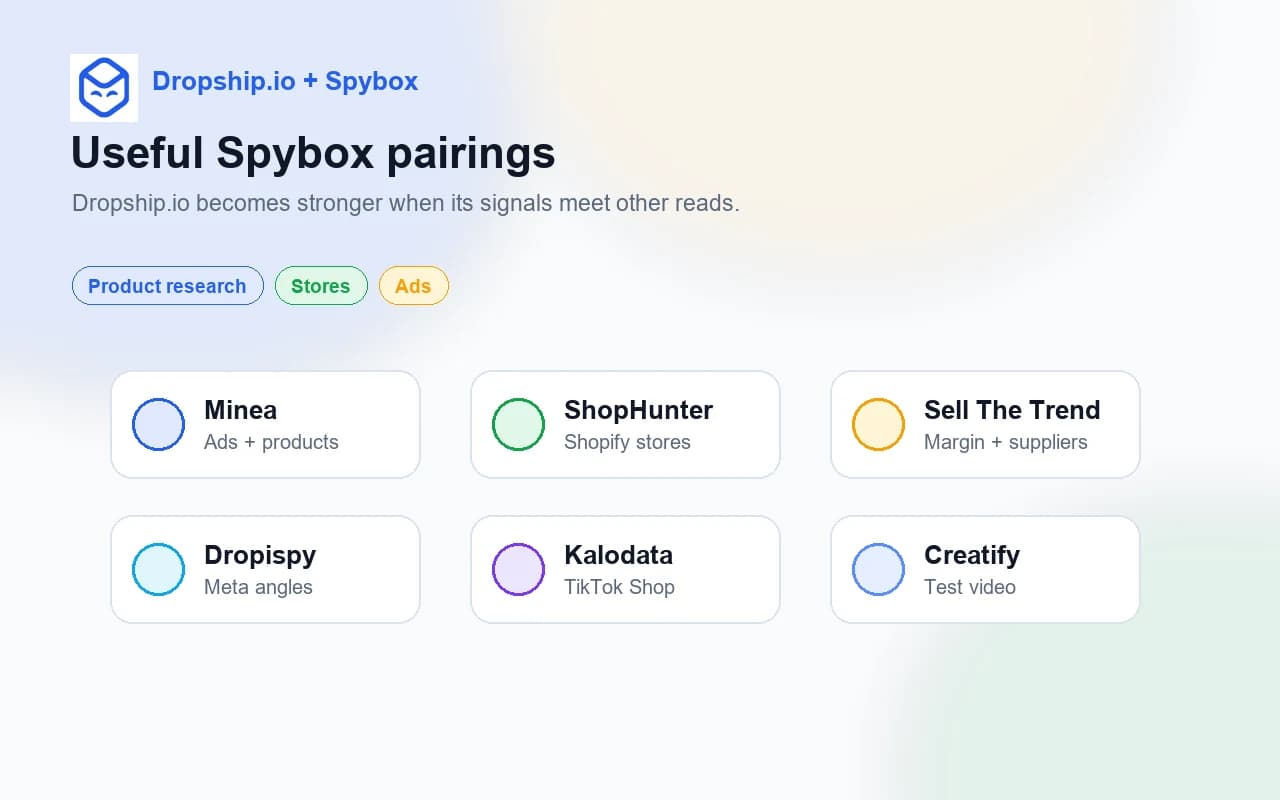 Tools to combine with Dropship.io in Spybox