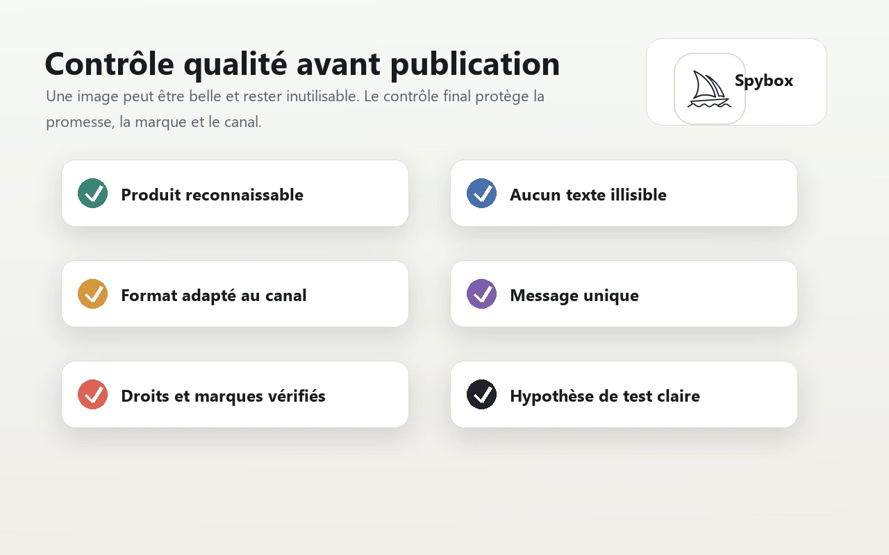 Contrôle qualité avant publication pour les images générées avec Midjourney